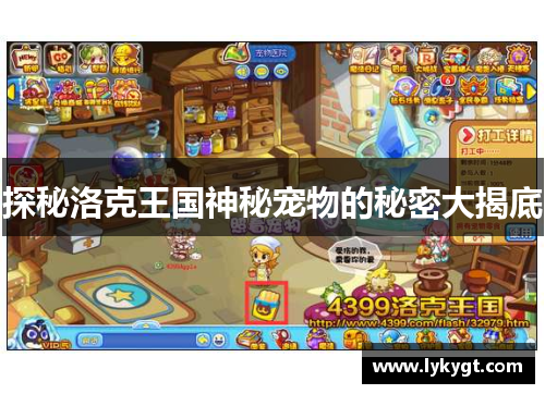 探秘洛克王国神秘宠物的秘密大揭底